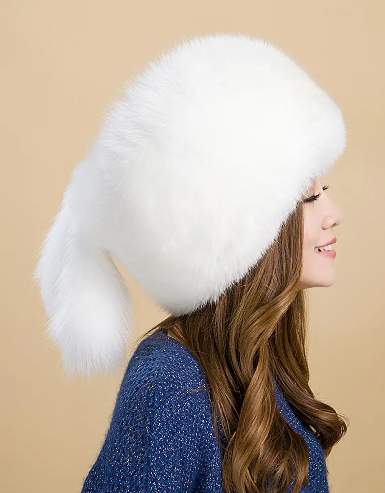 White full fox fur h